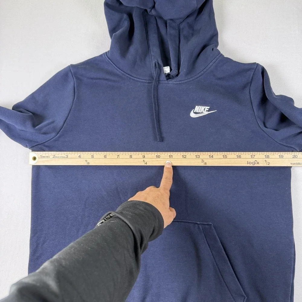 Nike Sportswear Club Hoodie Pullover Navy Casual Womens S Activewear Sportswear